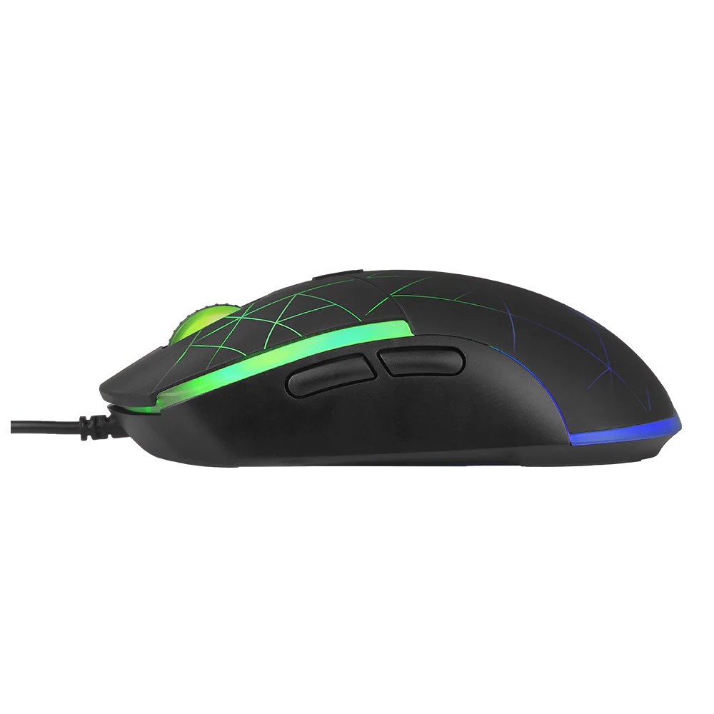 Mouse Gamer Marvo M115 4000 DPI Iluminacion con 7 Colores