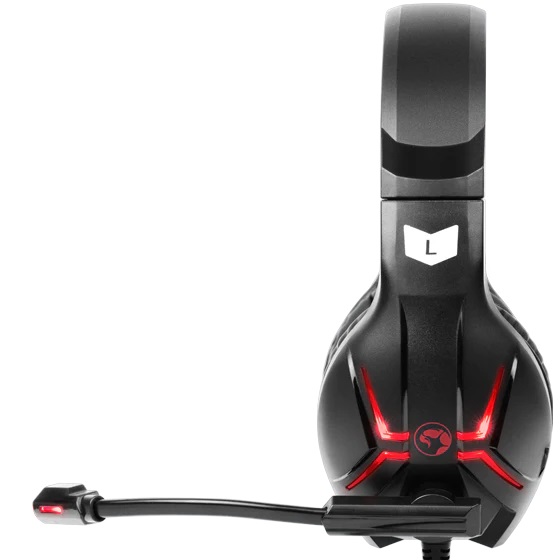 Auricular Gamer Marvo HG8928 Led rojo PC PS4