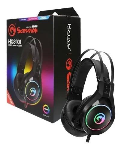 Auriculares Marvo PC HG 8901 RGB Rainbow