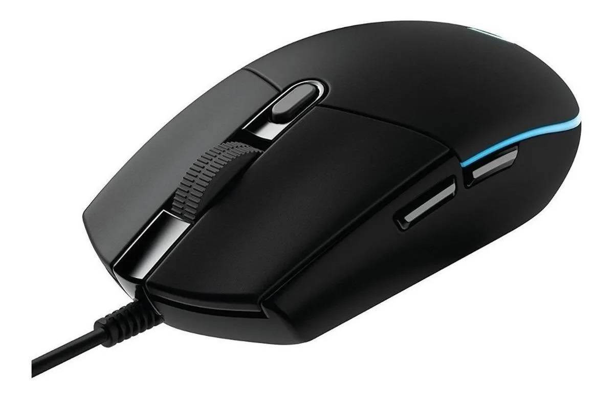 Mouse Logitech G203 Lightsync RGB 8000 DPI 6 botones negro