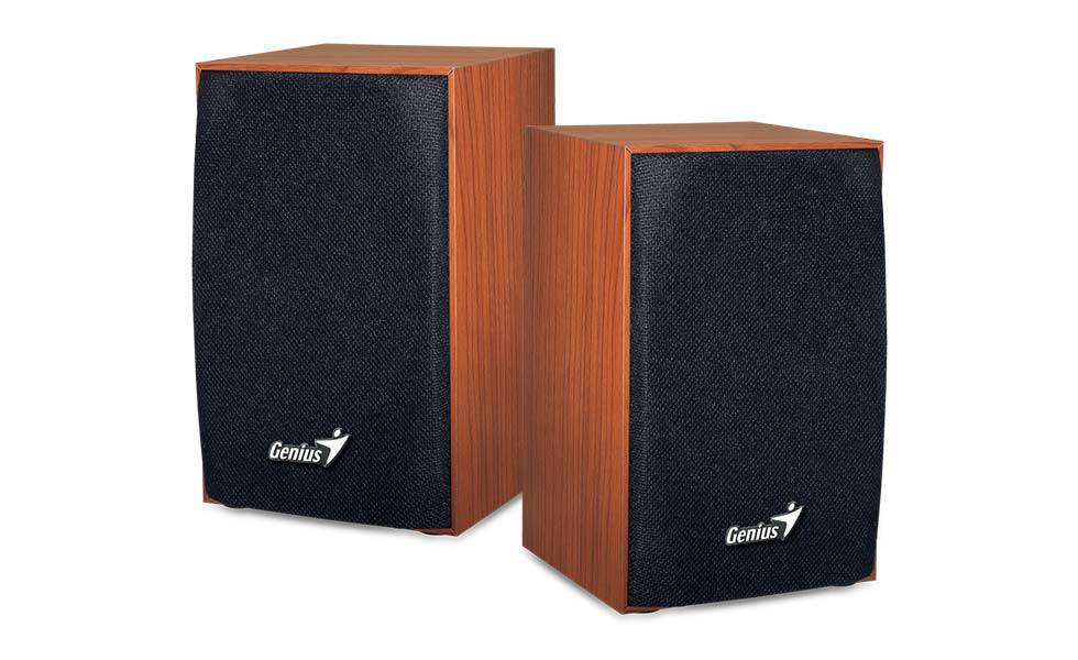 Parlantes Genius caja de madera SP-HF180 USB