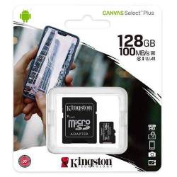 Micro SD 128 GB 2 en 1 Canvas Plus