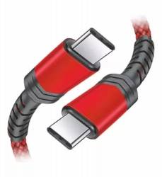 Cable USB a Tipo C a Tipo C Mallado Premium Skyway carga rapida