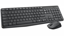 Combo Teclado Mouse Logitech MK235 Inalambrico compacto