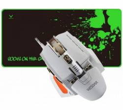 Combo Mouse Gamer y Mouse PAD Wesdar X6 White