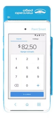 Lector de tarjetas MercadoPago Point Smart 4G Chip Movistar