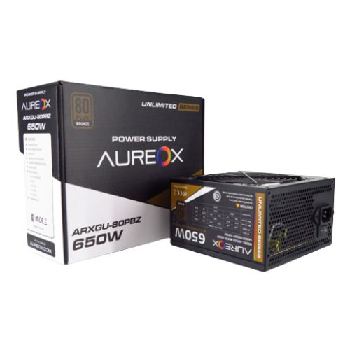 FUENTE AUREOX 650W 80 PLUS BRONZE