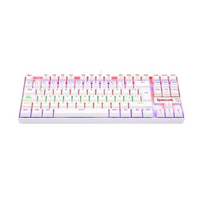 TECLADO MECANICO REDRAGON K552 KUMARA RGB BLANCO SWITCH RED