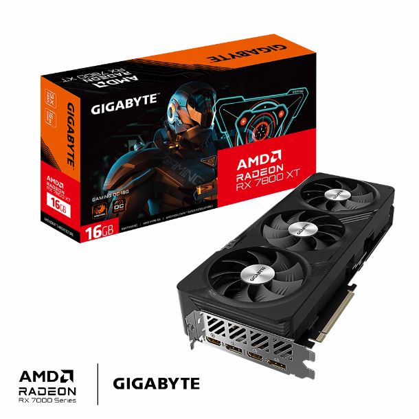  PLACA DE VIDEO GIGABYTE RADEON RX 7800 XT GAMING OC 16GB