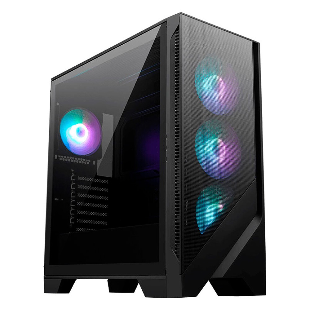 GABINETE GAMER MSI MAG FORGE 320R AIRFLOW M-TOWER 4X FAN ARGB