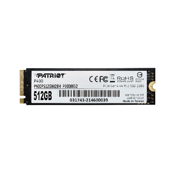 DISCO SSD PATRIOT P400 500GB M.2 GEN4 