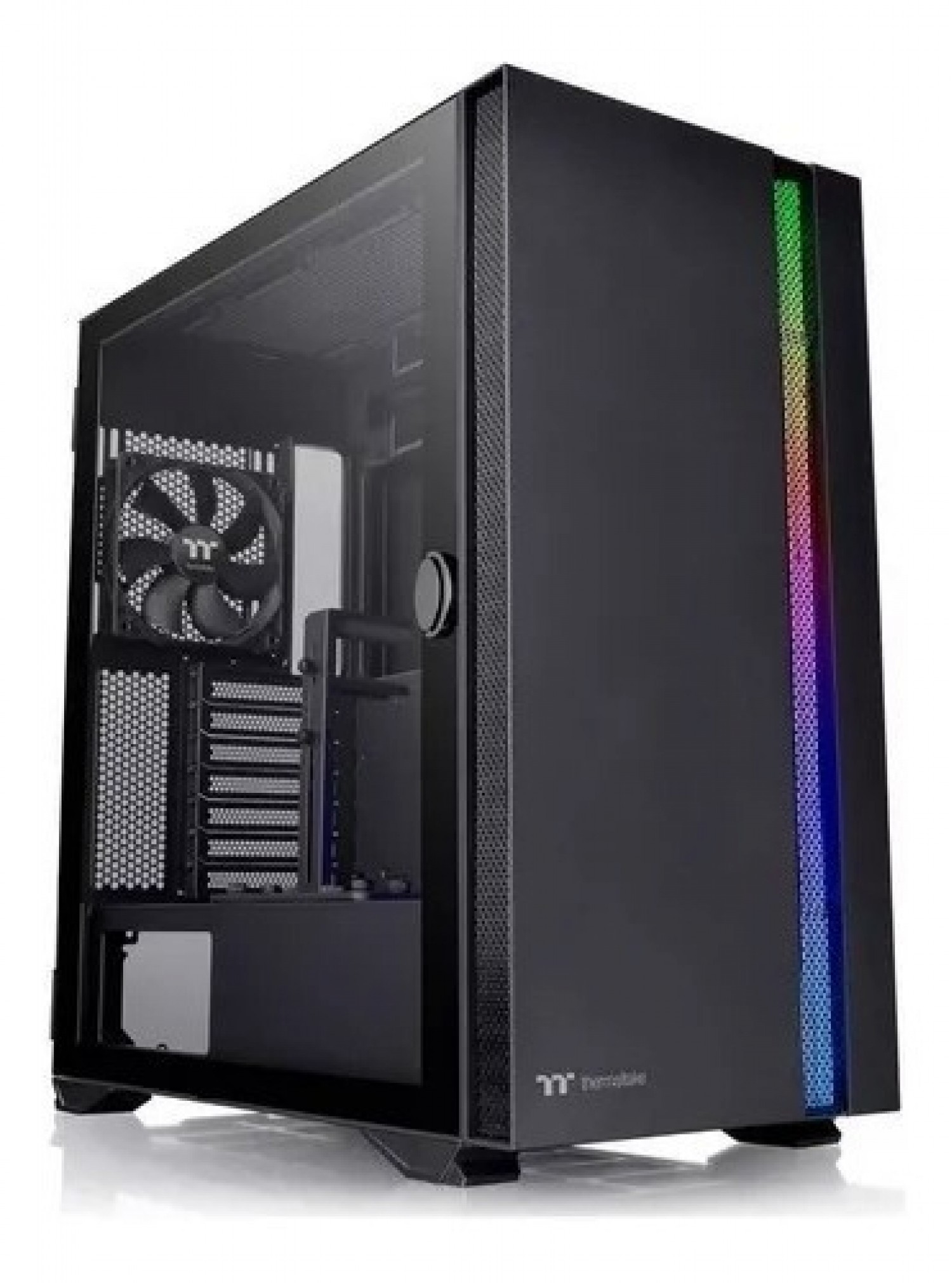 GABINETE GAMER THERMALTAKE H700 TG BLACK TEMP GLASS