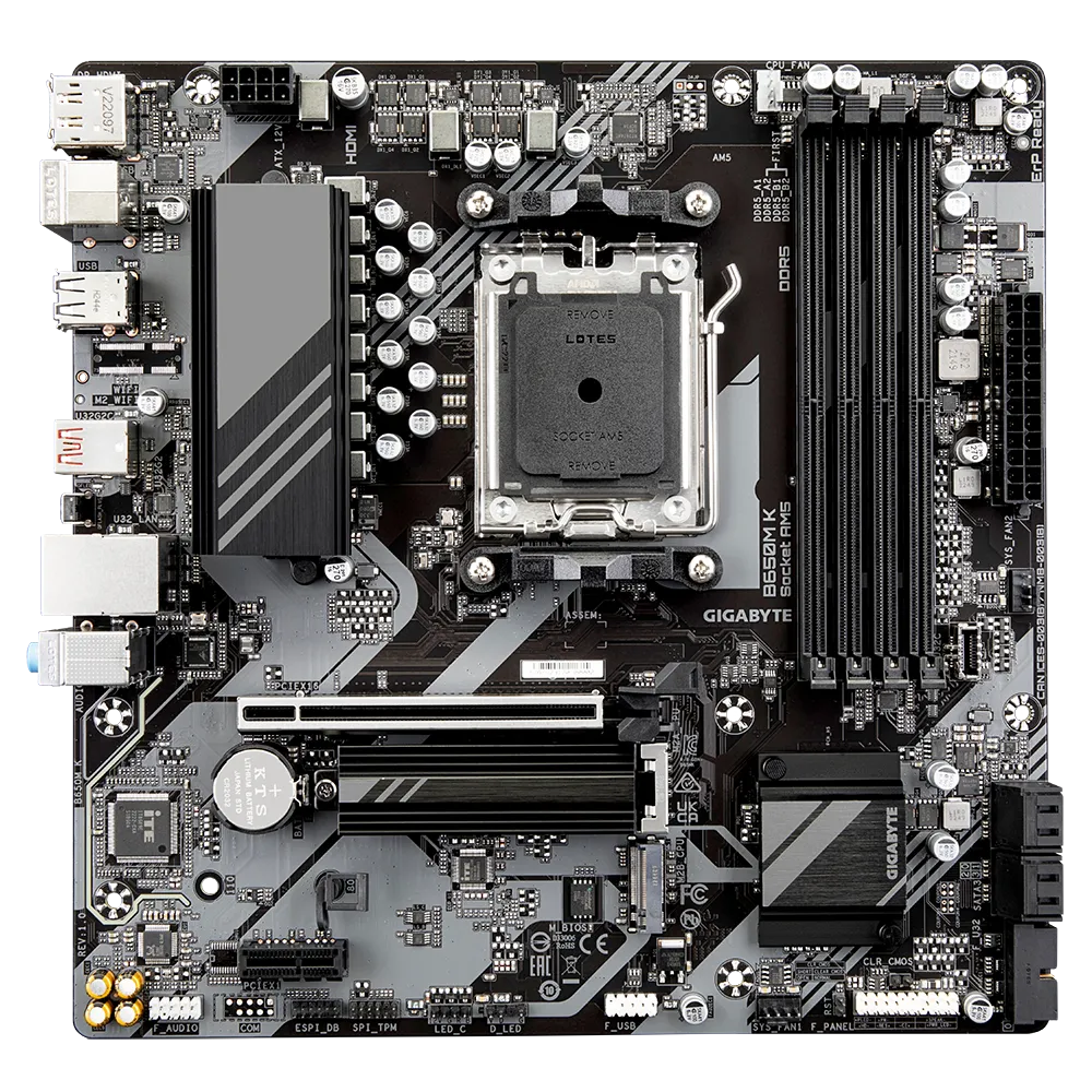 MOTHER GIGABYTE (AM5) B650M K 1.0