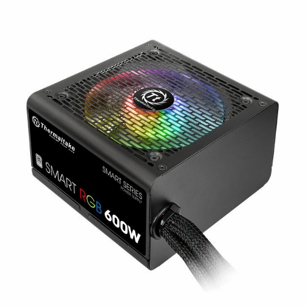FUENTE GAMER THERMALTAKE SMART RGB 600W 80 PLUS