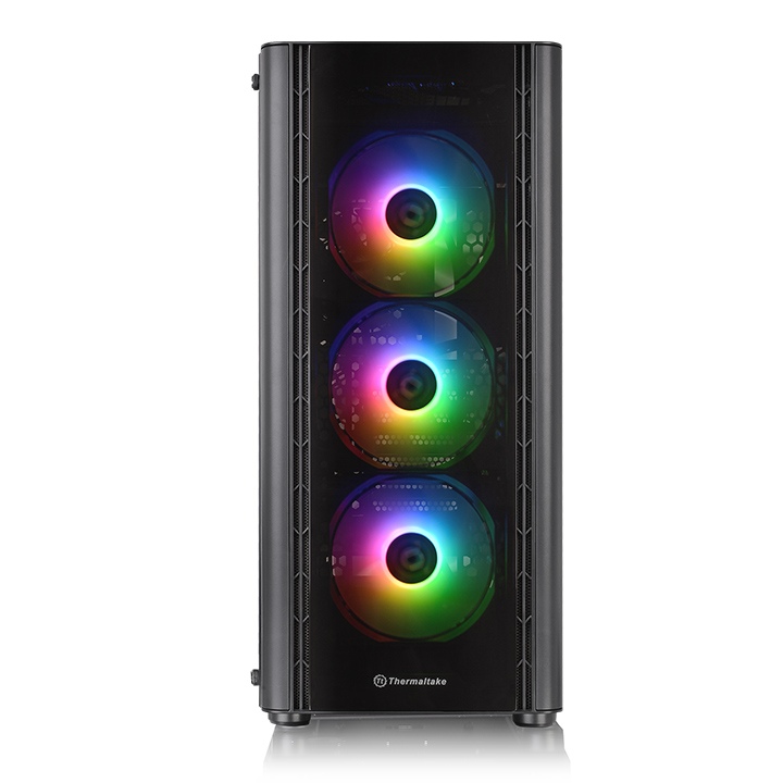 GABINETE GAMER THERMALTAKE V250 TG ARGB TEMPERED GLASS C/FAN (FRENTE VIDRIO)