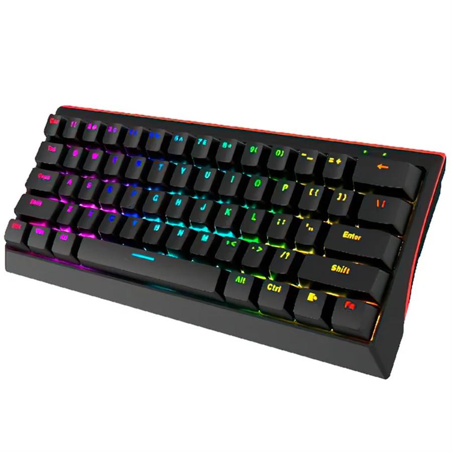 TECLADO GAMING 60% MARVO KG962SP-B SWITCH BLUE ESP USB RGB