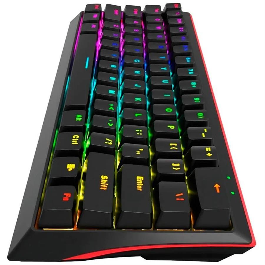 TECLADO GAMING 60% MARVO KG962SP-B SWITCH BLUE ESP USB RGB