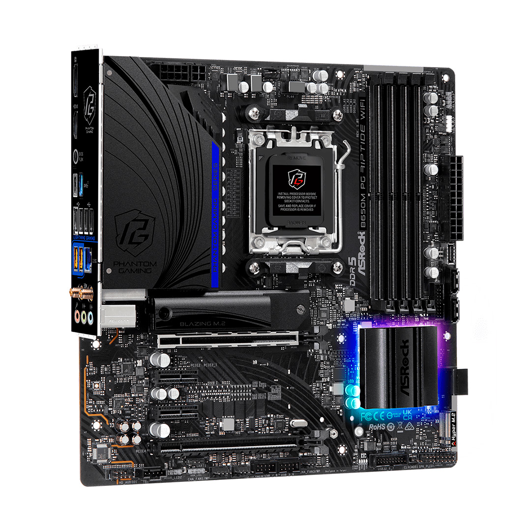 MOTHER ASROCK (AM5) B650M PG RIPTIDE
