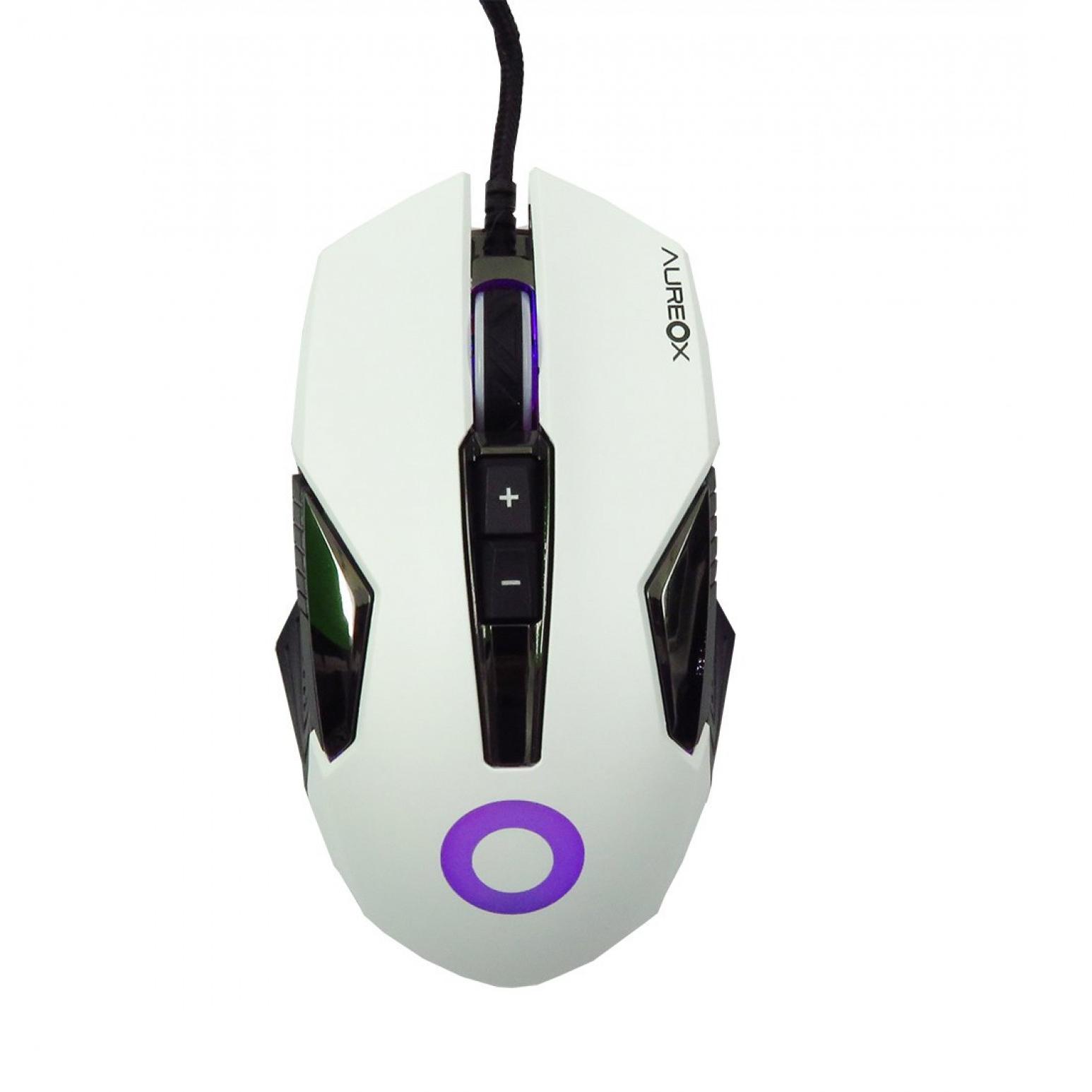 MOUSE AUREOX FIREFORCE WHITE GAMING GM200W
