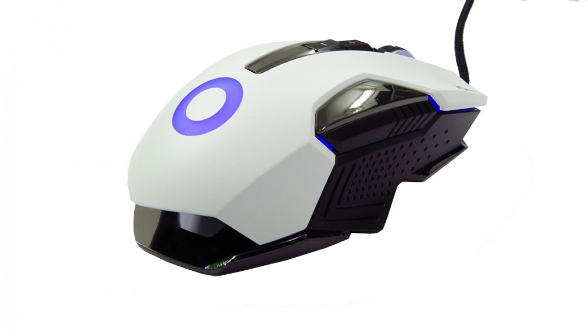MOUSE AUREOX FIREFORCE WHITE GAMING GM200W