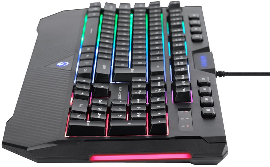 TECLADO GAMING MARVO K656 RETROILUMINADO RGB 