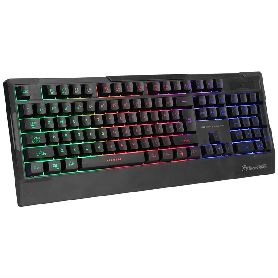 TECLADO MARVO K606 RGB SP 