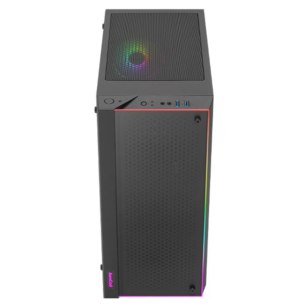 GABINETE AEROCOOL SKRIBBLE BK V1 CON FIBRON