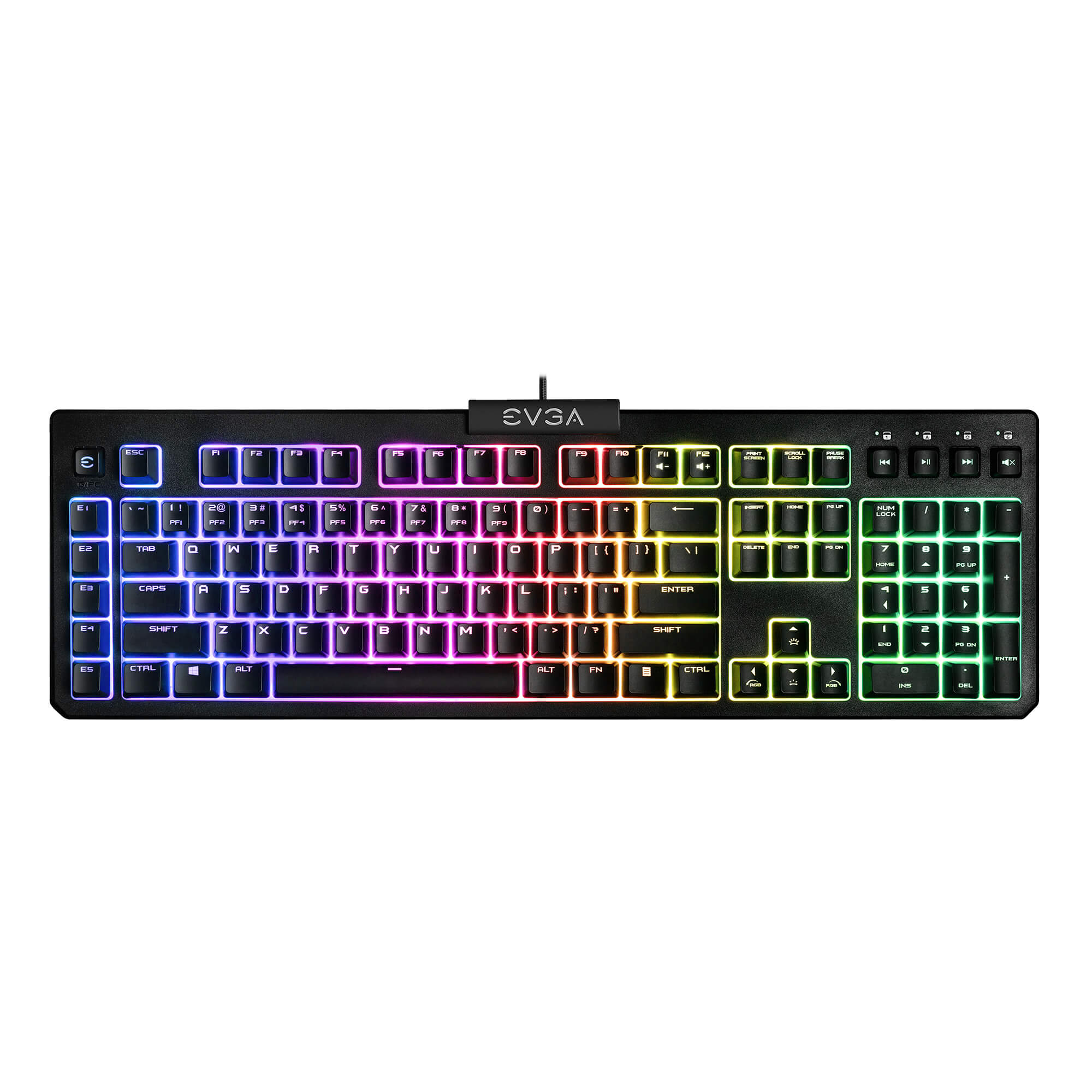 TECLADO GAMER EVGA Z12 RGB ESP