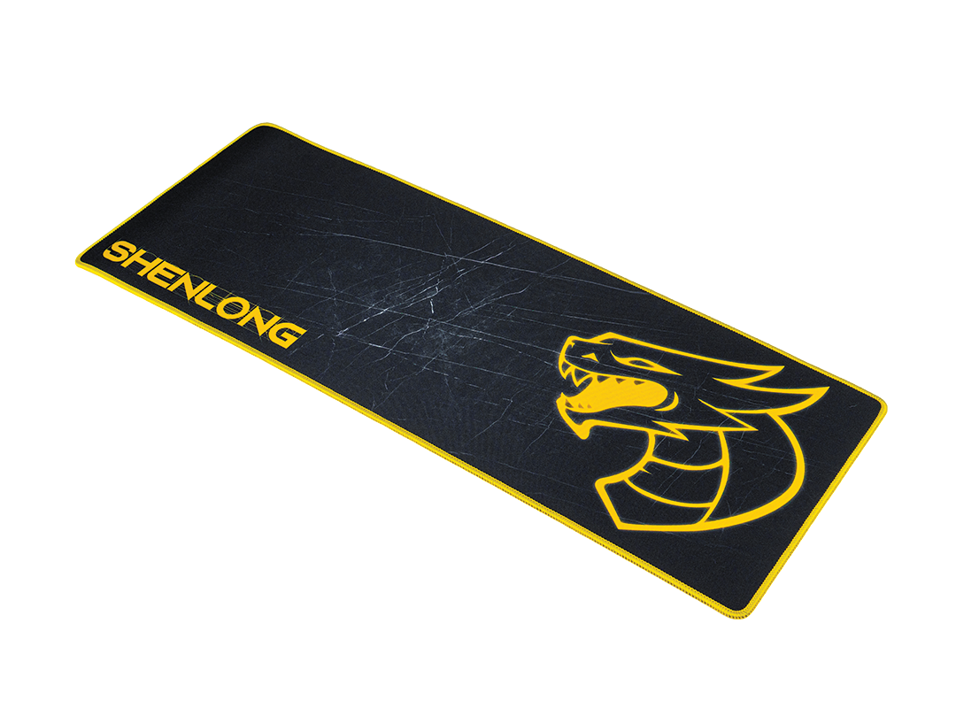 MOUSEPAD GAMING SHENLONG P1000XL - 800 X 300 X 4 MM - BORDE COCIDO - SUP DE MICROFIBRA 