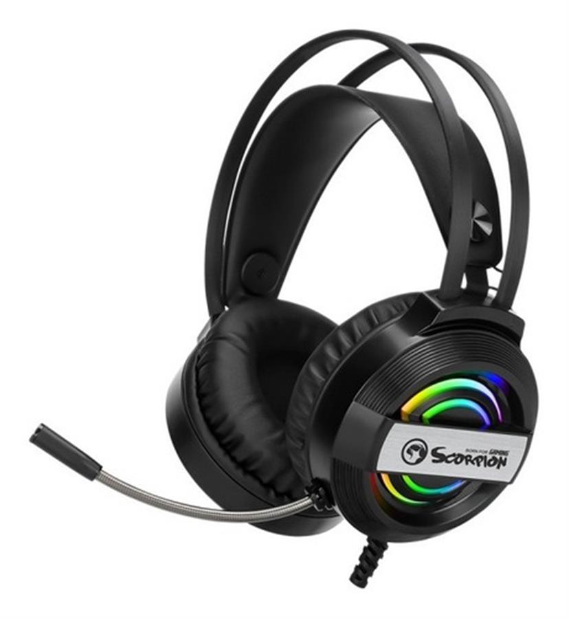 AURICULAR MARVO HG8902 RAINBOW USB