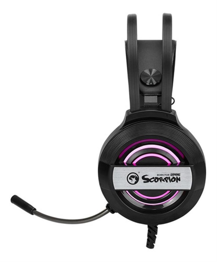 AURICULAR MARVO HG8902 RAINBOW USB