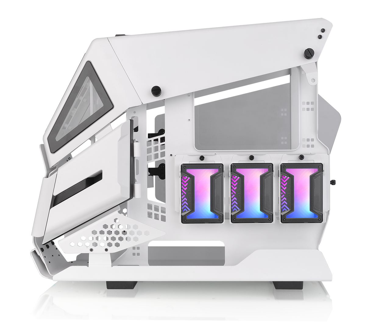 GABINETE THERMALTAKE AH T200 TG SNOW WHITE
