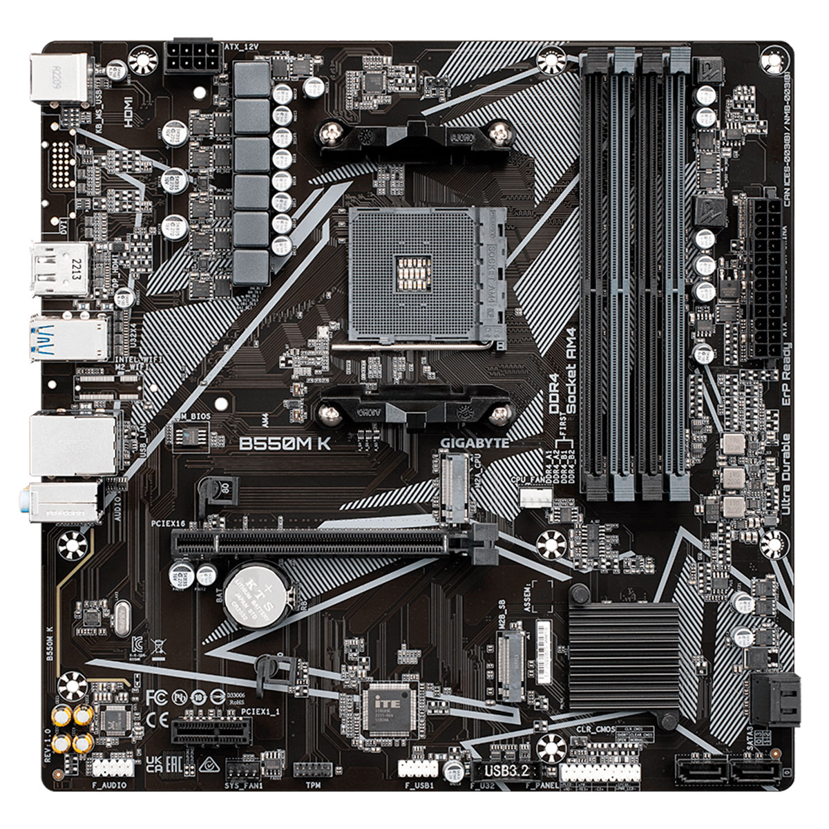MOTHER GIGABYTE (AM4) B550M-K 