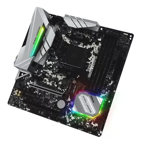 MOTHER ASROCK (AM4) B450M STEEL LEGEND 