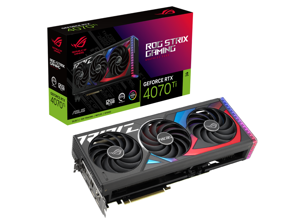 PLACA DE VIDEO ASUS RTX 4070TI ROG STRIX 12GB GDDR6X