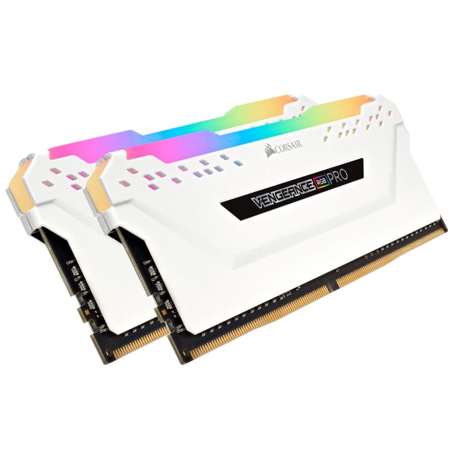 MEMORIA RAM CORSAIR DDR4 16GB 2X8 3200MHZ VENGEANCE RGB PRO WHITE 