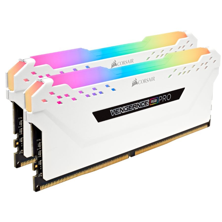 MEMORIA RAM CORSAIR DDR4 16GB 2X8 3200MHZ VENGEANCE RGB PRO WHITE 