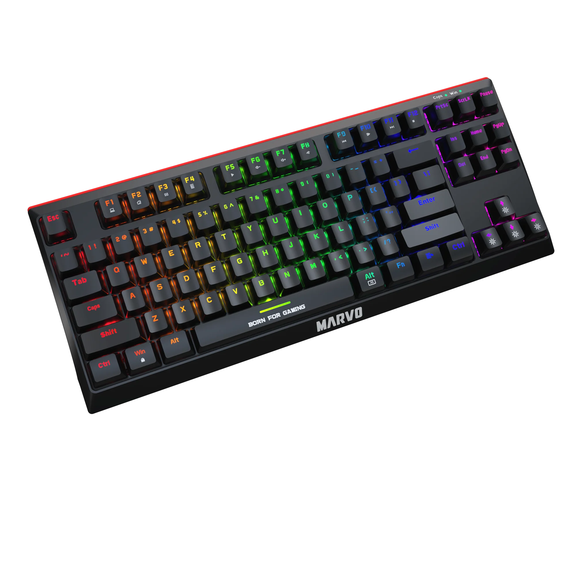 TECLADO MECANICO COMPACTO MARVO KG953 SWITCH BLUE