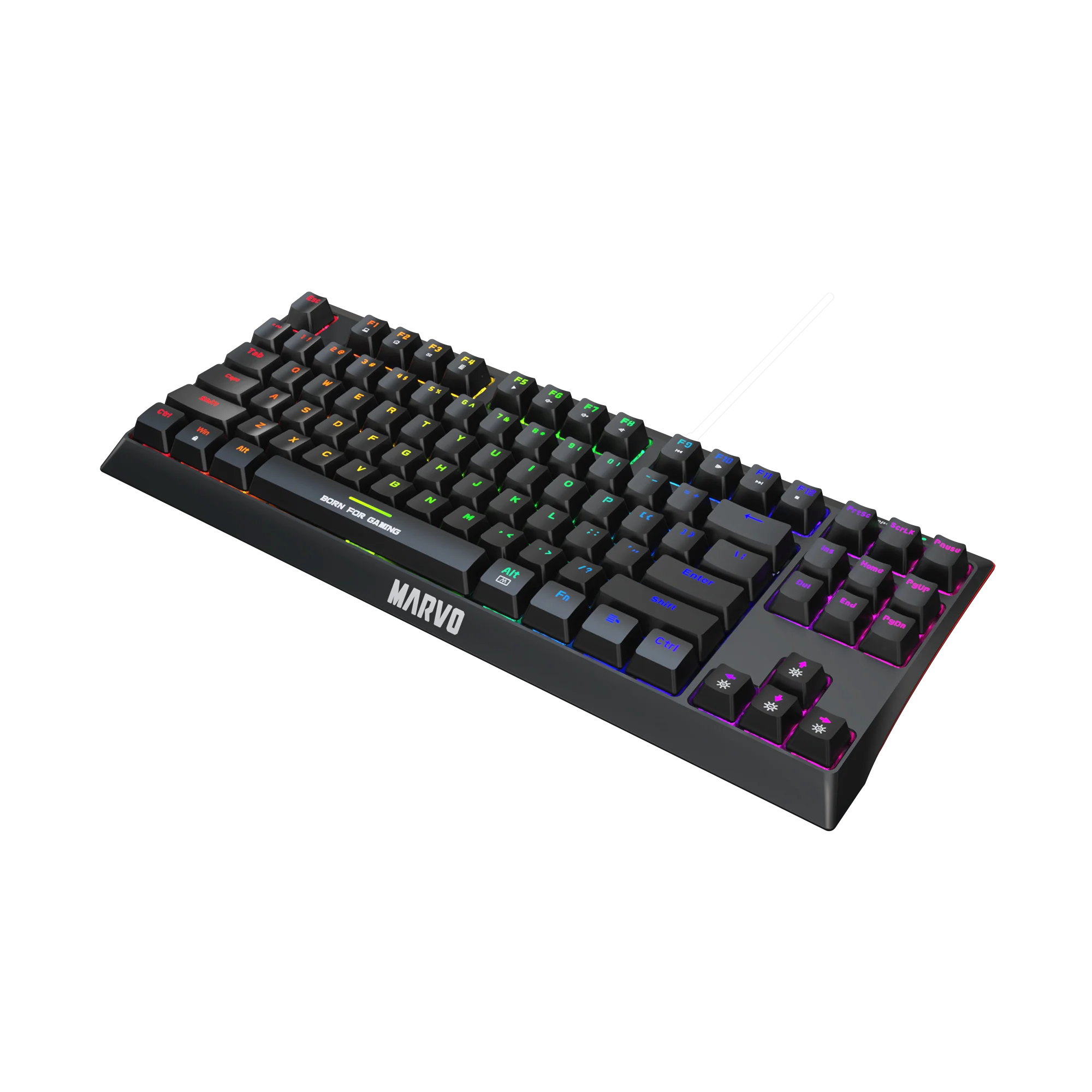 TECLADO MECANICO COMPACTO MARVO KG953 SWITCH BLUE