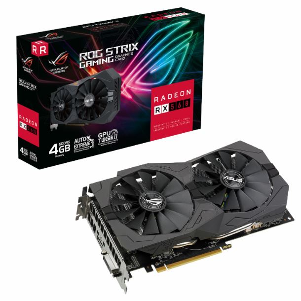 PLACA DE VIDEO ASUS RX 560 ROG STRIX 4GB V2 