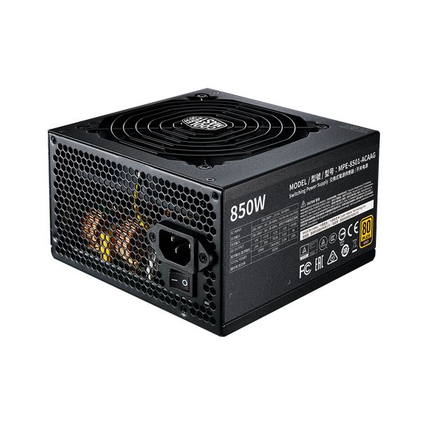 FUENTE COOLERMASTER 850W MWE V2 80P GOLD FULL MODULAR