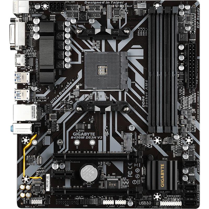 MOTHER GIGABYTE (AM4) B450M DS3H V2 