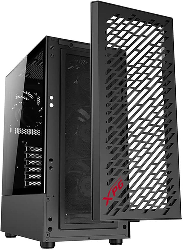 Gabinete Adata Xpg Valor Air Mid Tower Black Crosshair Gaming Computacion