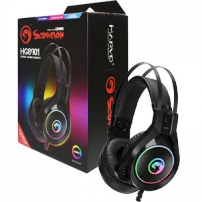 AURICULAR GAMING MARVO HG8901 LED RAINBOW