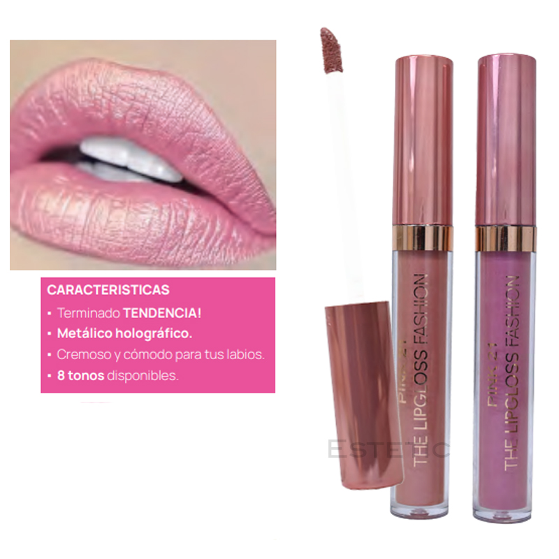 Labial Liquido Perlado Fashion HD Pink 21