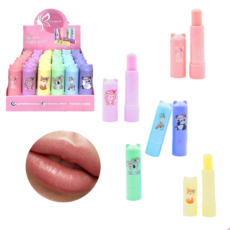 Balsamo Labial Funny Kiss Animals DHermosa Pro