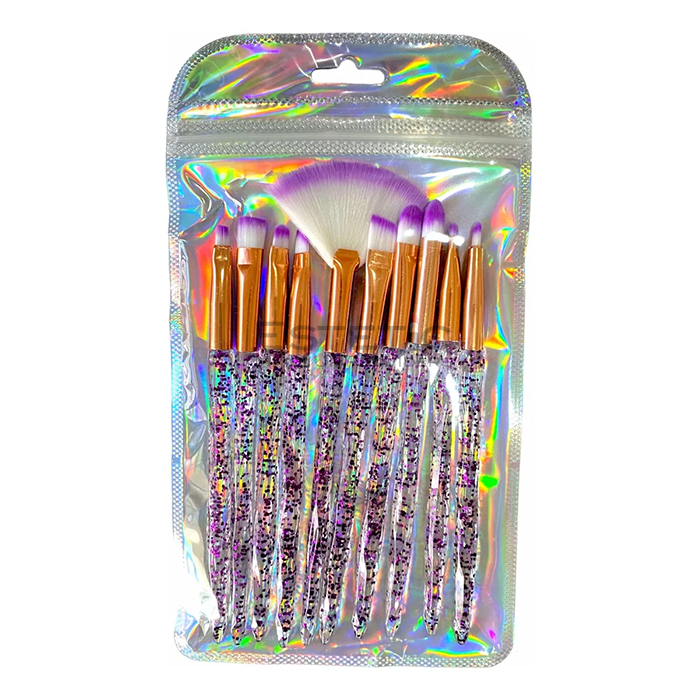 Set x10 Brochas Fashion C/Glitter