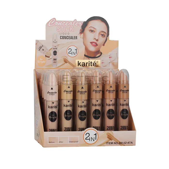 Corrector 2 En 1 Liquido + Barra Karite Profesional