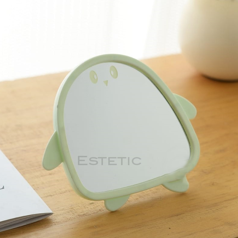 Espejo Pinguino Cute Con Soporte