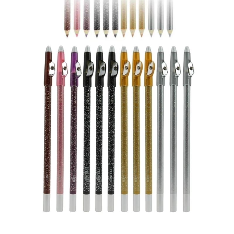 Delineador Lapiz C/Glitter Star Pink 21